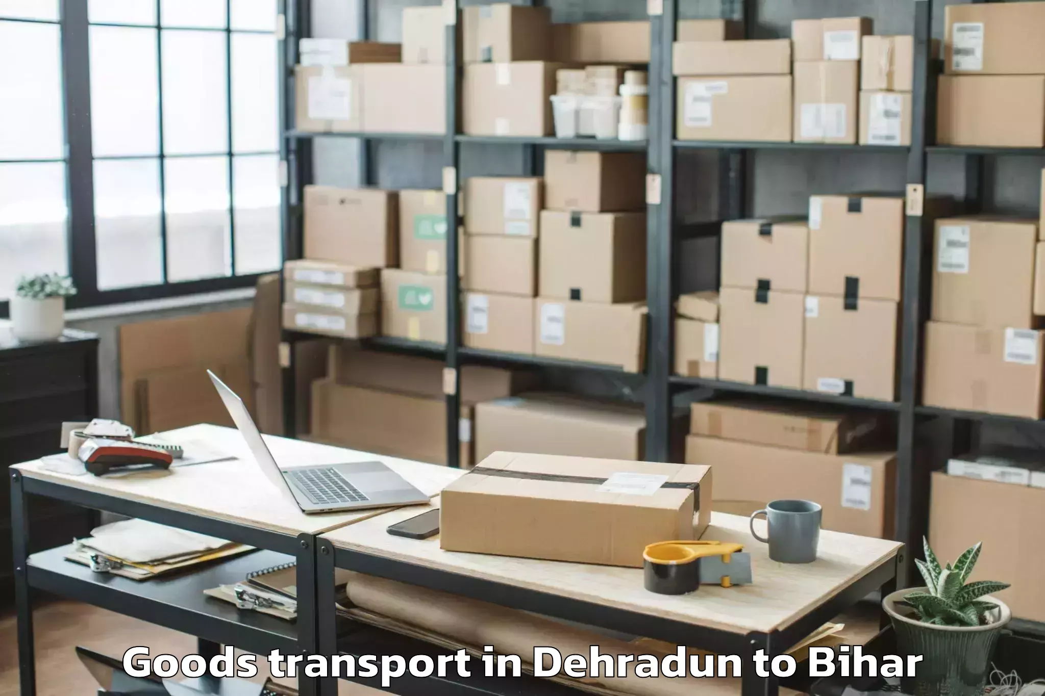 Discover Dehradun to Marauna Goods Transport